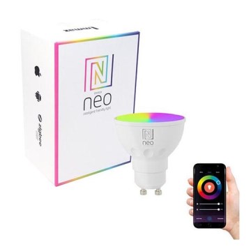 Immax NEO 07724L - LED RGB+CCT Dimmable bulb GU10/4,8W/230V 2700K Wi-Fi Tuya