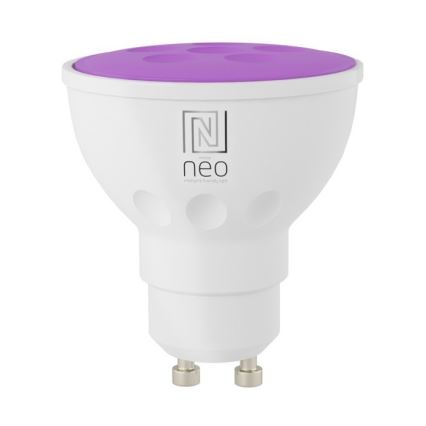 Immax NEO 07724L - LED RGB+CCT Dimmable bulb GU10/4,8W/230V 2700K Wi-Fi Tuya