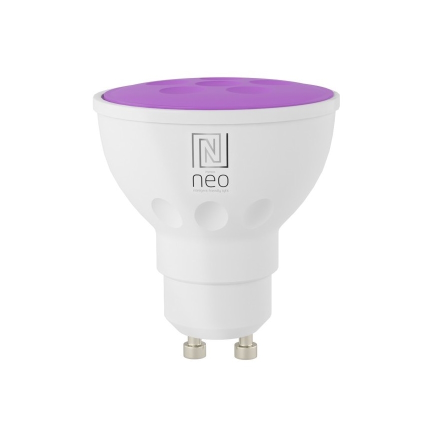 Immax NEO 07724L - LED RGB+CCT Dimmable bulb GU10/4,8W/230V 2700K Wi-Fi Tuya
