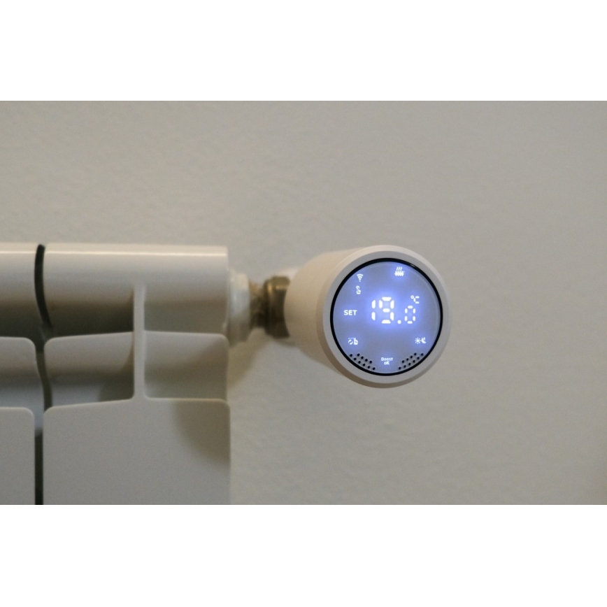 Immax NEO 07732C - SET 4x Thermostatic head + BRIDGE PRO v3 2xAA/3V Wi-Fi Tuya