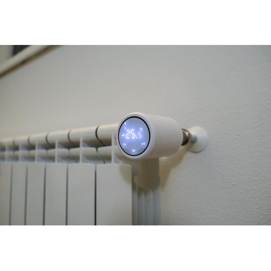 Immax NEO 07732C - SET 4x Thermostatic head + BRIDGE PRO v3 2xAA/3V Wi-Fi Tuya