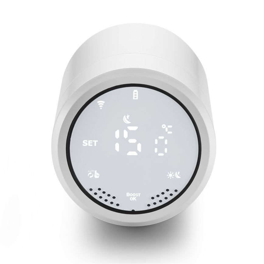 Immax NEO 07732C - SET 4x Thermostatic head + BRIDGE PRO v3 2xAA/3V Wi-Fi Tuya