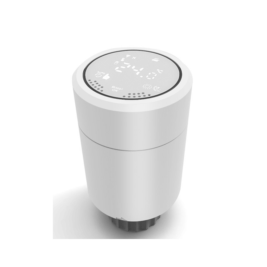 Immax NEO 07732C - SET 4x Thermostatic head + BRIDGE PRO v3 2xAA/3V Wi-Fi Tuya