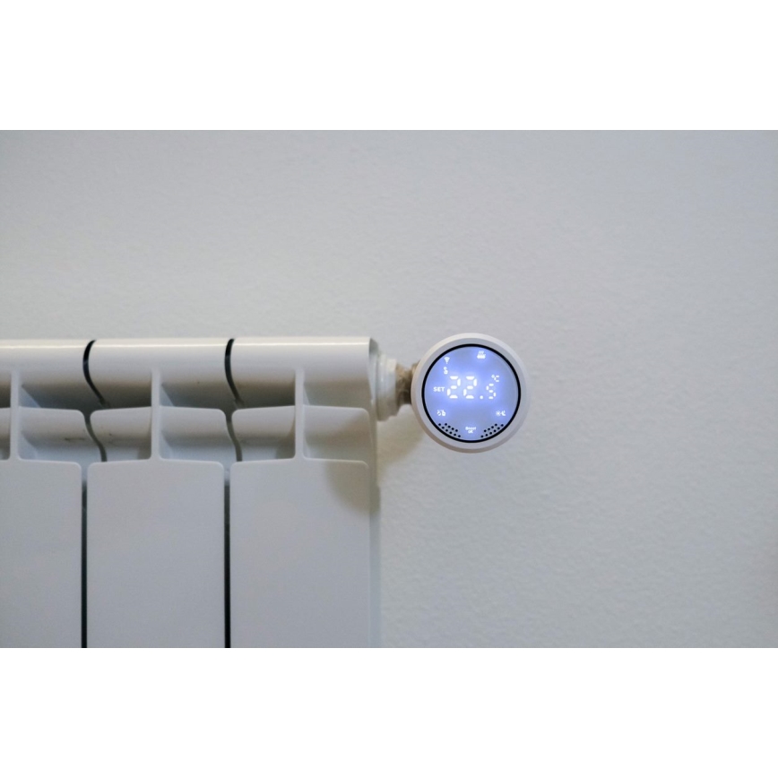 Immax NEO 07732L - Thermostatic head 2xAA/3V Tuya