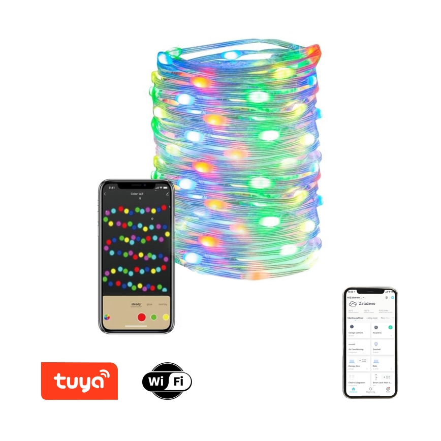 Immax NEO 07736L - LED RGB Dimmable outdoor strip NEO LITE LED/8,4W/230V 16 m IP44 Wi-Fi Tuya