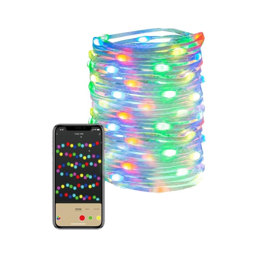 Immax NEO 07736L - LED RGB Dimmable outdoor strip NEO LITE LED/8,4W/230V 16 m IP44 Wi-Fi Tuya