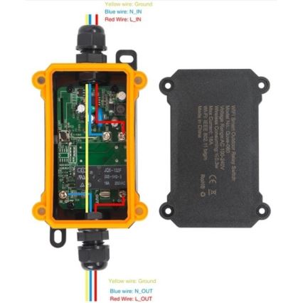 Immax NEO 07746L - Smart outdoor switch NEO LITE 3680W/230V/16A IP68 Wi-Fi Tuya