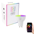 Immax NEO 07777L - LED RGB+CCT Dimmable bulb GU10/4,8W/230V Tuya