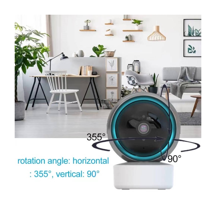 Immax NEO 07781L  - Smart indoor camera with sensor EYE NEO LITE 355° P/T 5MP Wi-Fi Tuya