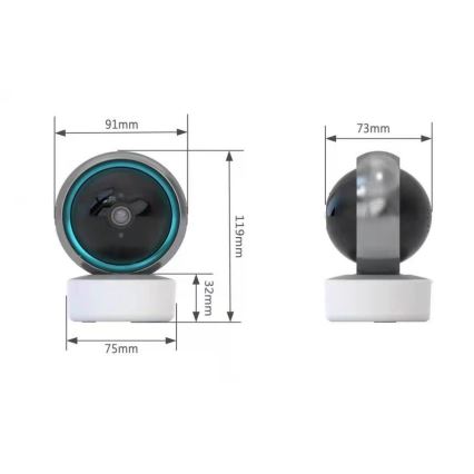Immax NEO 07781L  - Smart indoor camera with sensor EYE NEO LITE 355° P/T 5MP Wi-Fi Tuya