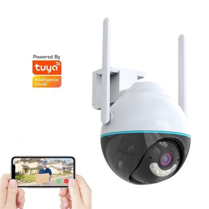 Immax NEO 07782L - Smart outdoor camera with sensor BALL 355° P/T 4MP IP65 Wi-Fi Tuya