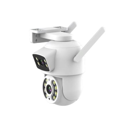 Immax NEO 07783L - Smart outdoor camera with sensor DOUBLE 355° P/T 2x2MP IP65 Wi-Fi Tuya