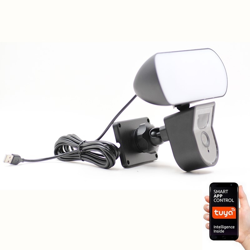 Immax NEO 07785L - LED Smart outdoor camera with a light LED/5,5W/5V IP65 Wi-Fi Tuya