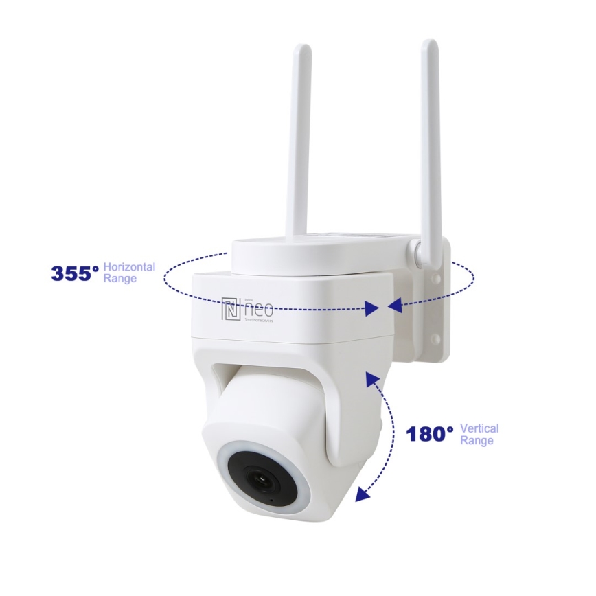 Immax NEO 07793L - Smart outdoor camera with sensor CUBE 4MP 5V IP65 Wi-Fi Tuya
