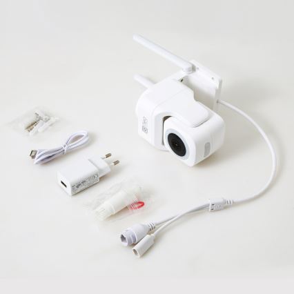 Immax NEO 07793L - Smart outdoor camera with sensor CUBE 4MP 5V IP65 Wi-Fi Tuya