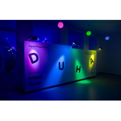 Immax NEO 07794CDO - Set of 3 Dimmable LED RGB+CCT Bulbs E27/14W/230V 2700K-6500K Tuya Wi-Fi + remote control
