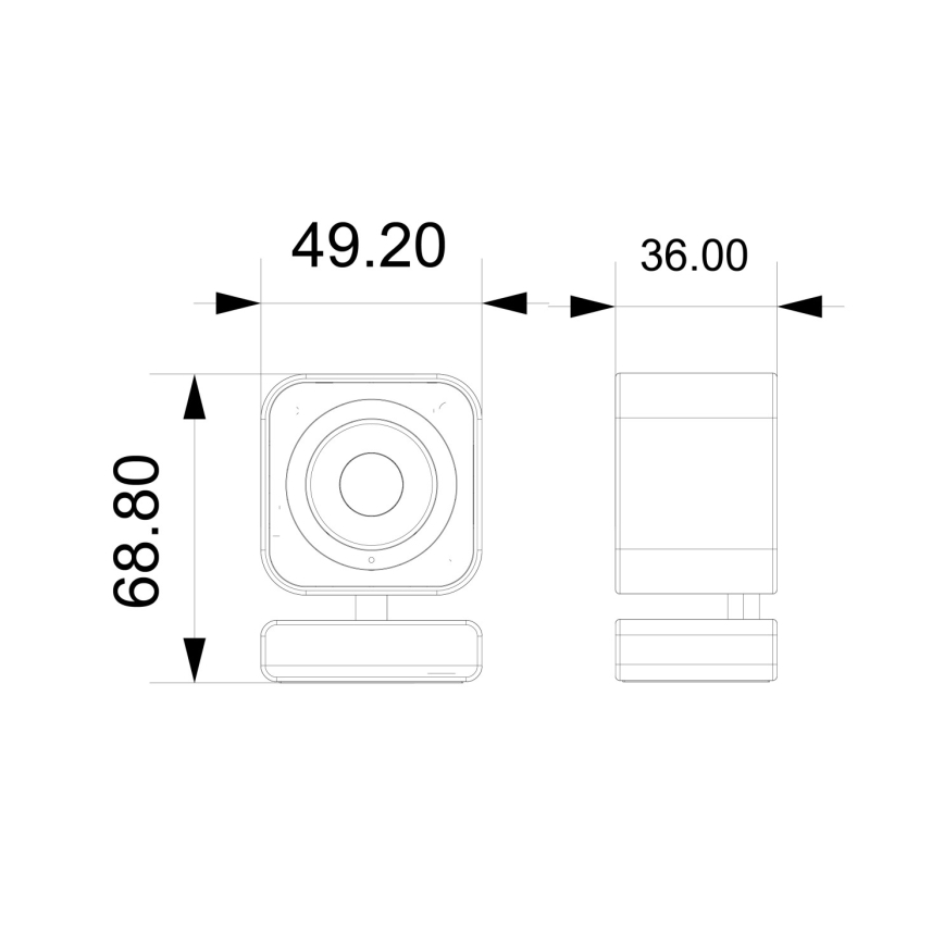 Immax NEO 07796L-Smart indoor camera with sensor LITTLE CUBE 3MP 5V Wi-Fi Tuya