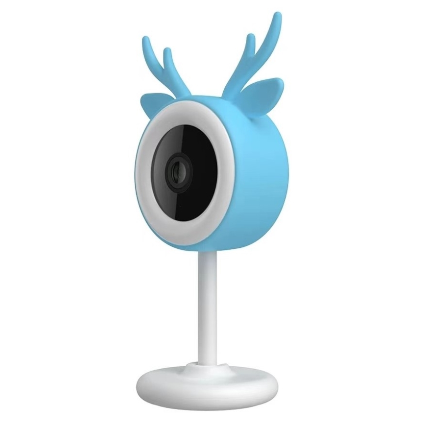 Immax NEO 07797L - Smart rechargeable baby monitor 5V Wi-Fi Tuya blue