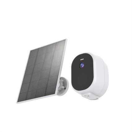 Immax NEO 07802L - Smart outdoor solar camera with sensor BARREL 5000 mAh Wi-Fi Tuya IP65