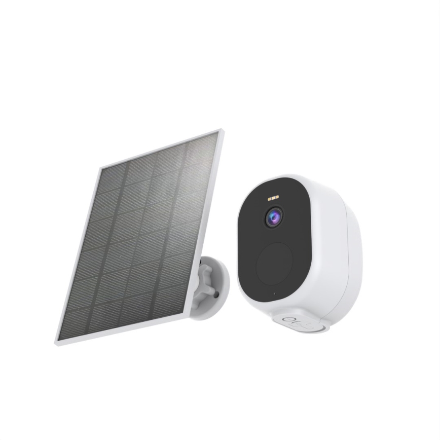 Immax NEO 07802L - Smart outdoor solar camera with sensor BARREL 5000 mAh Wi-Fi Tuya IP65