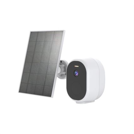 Immax NEO 07802L - Smart outdoor solar camera with sensor BARREL 5000 mAh Wi-Fi Tuya IP65