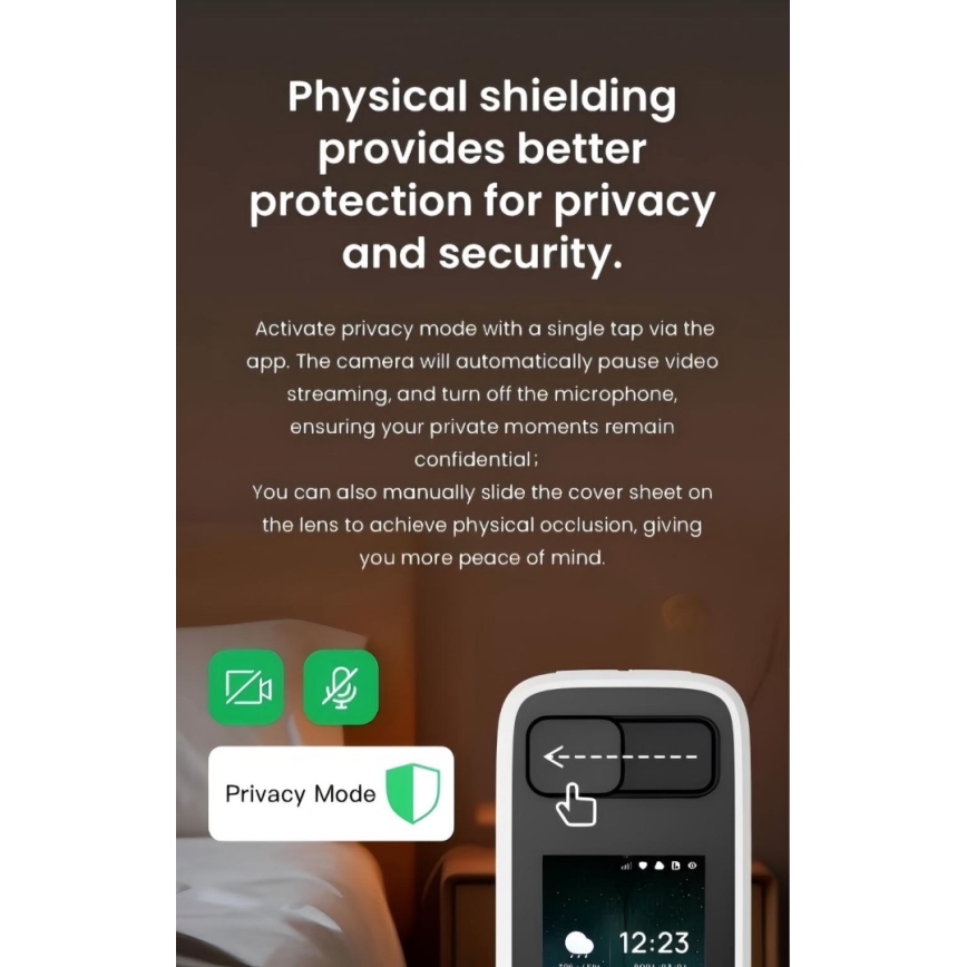 Immax NEO 07814L - Smart indoor camera with high-resolution 4 MP sensor, 5V power supply and Wi-Fi