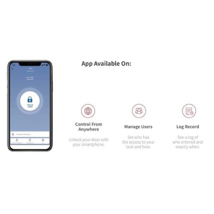 Immax NEO 07815L - Smart door lock with keypad 4xAA + 2xAA