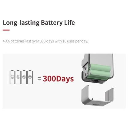 Immax NEO 07815L - Smart door lock with keypad 4xAA + 2xAA