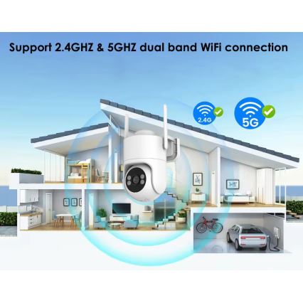 Immax NEO 07819L - Smart outdoor camera with 4 MP sensor, 5V, IP65, Wi-Fi