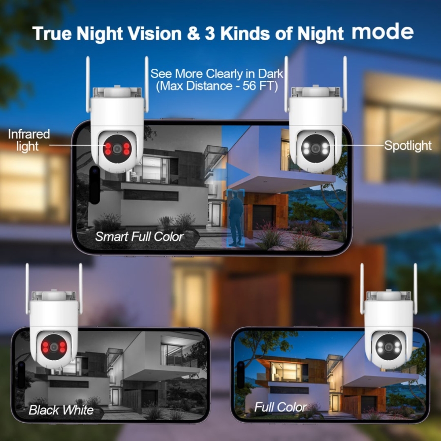 Immax NEO 07819L - Smart outdoor camera with 4 MP sensor, 5V, IP65, Wi-Fi