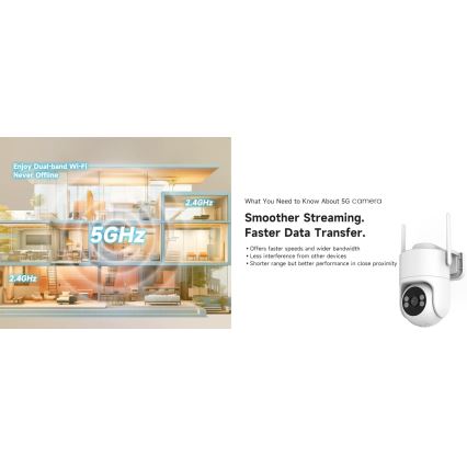 Immax NEO 07819L - Smart outdoor camera with 4 MP sensor, 5V, IP65, Wi-Fi