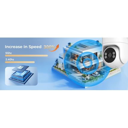 Immax NEO 07819L - Smart outdoor camera with 4 MP sensor, 5V, IP65, Wi-Fi