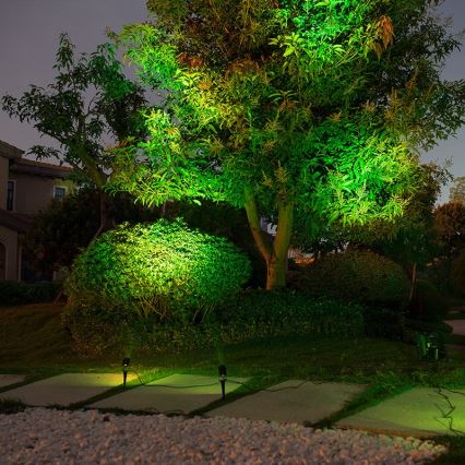 Immax NEO 07903L - LED RGB Dimmable solar light REFLECTORES 4xLED/1W/5,5V IP65 Tuya