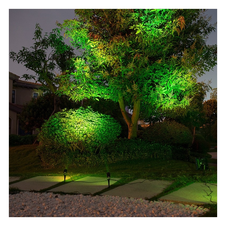 Immax NEO 07903L - LED RGB Dimmable solar light REFLECTORES 4xLED/1W/5,5V IP65 Tuya