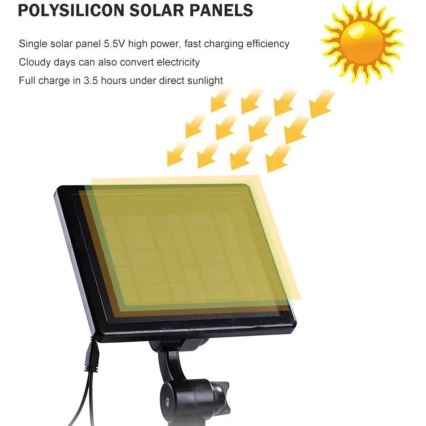 Immax NEO 07903L - LED RGB Dimmable solar light REFLECTORES 4xLED/1W/5,5V IP65 Tuya