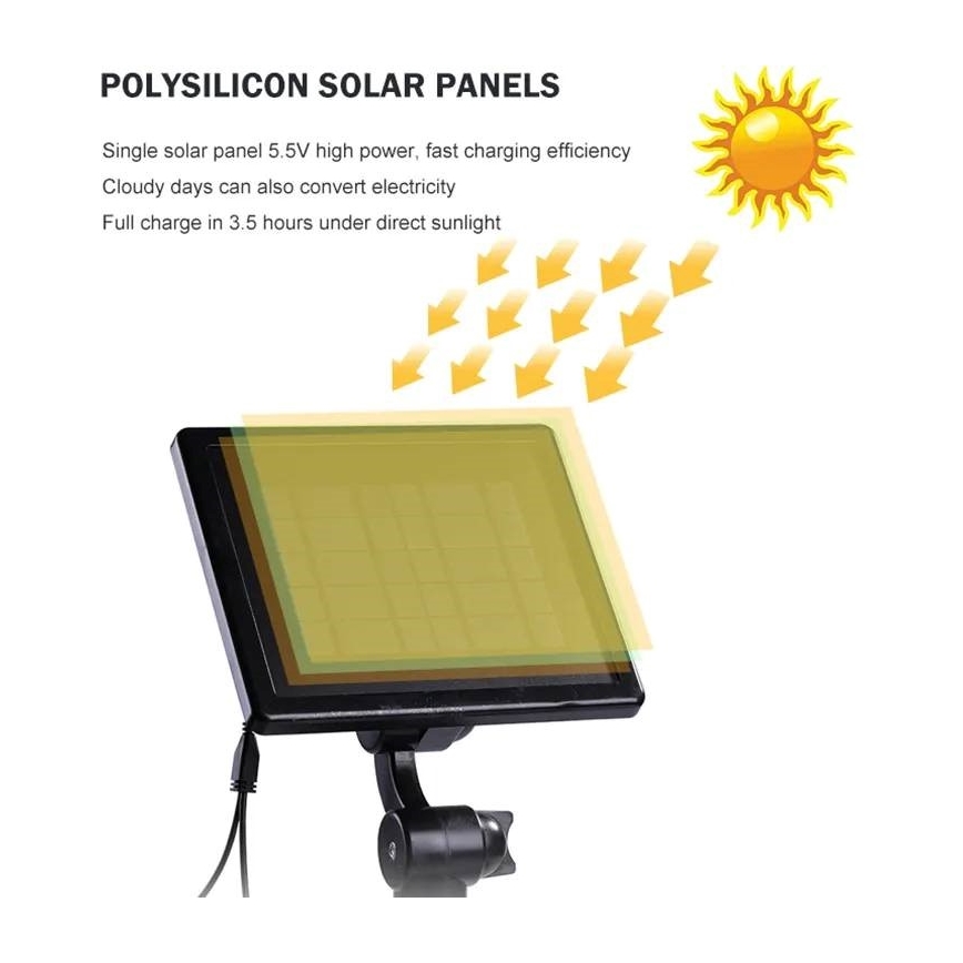 Immax NEO 07903L - LED RGB Dimmable solar light REFLECTORES 4xLED/1W/5,5V IP65 Tuya
