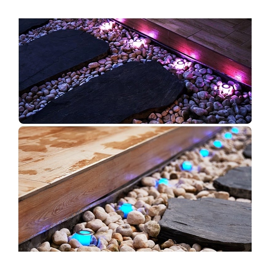 Immax NEO 07905L - LED RGB Dimmable solar light ESTRELAS 8xLED/0,25W/5V IP65 Tuya