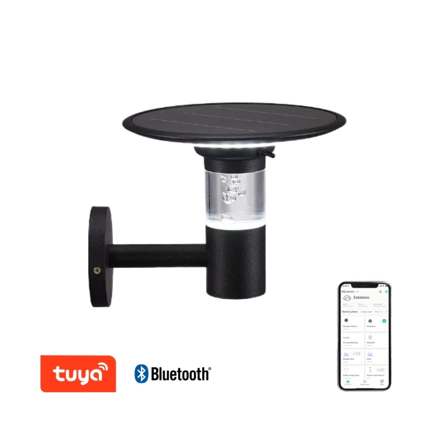 Immax NEO 07907L - LED RGB+CW/W Dimmable solar wall light BUBBLES LED/2W/5,5V IP54 Tuya