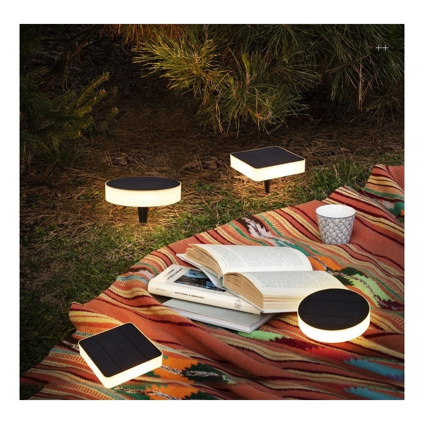 Immax NEO 07910L - LED RGB Dimmable solar light with a sensor NEO LITE LED/1W/5V round IP54 Tuya