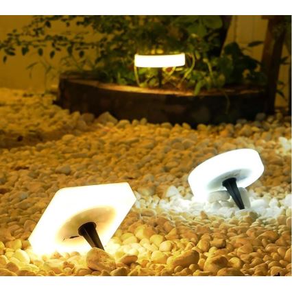 Immax NEO 07910L - LED RGB Dimmable solar light with a sensor NEO LITE LED/1W/5V round IP54 Tuya