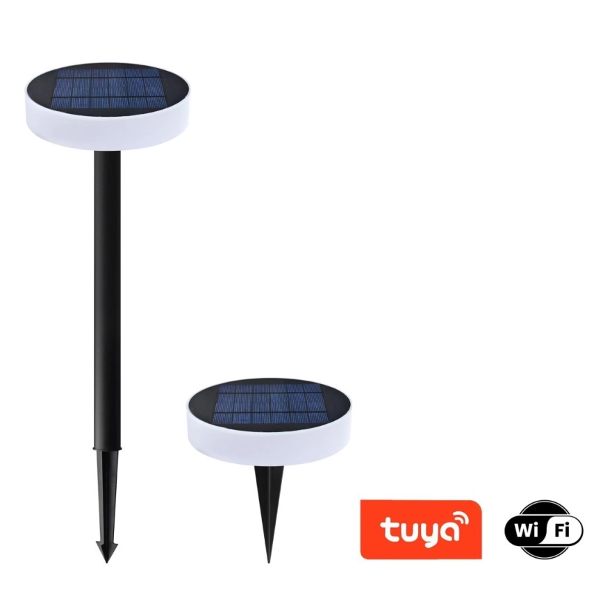 Immax NEO 07910L - LED RGB Dimmable solar light with a sensor NEO LITE LED/1W/5V round IP54 Tuya