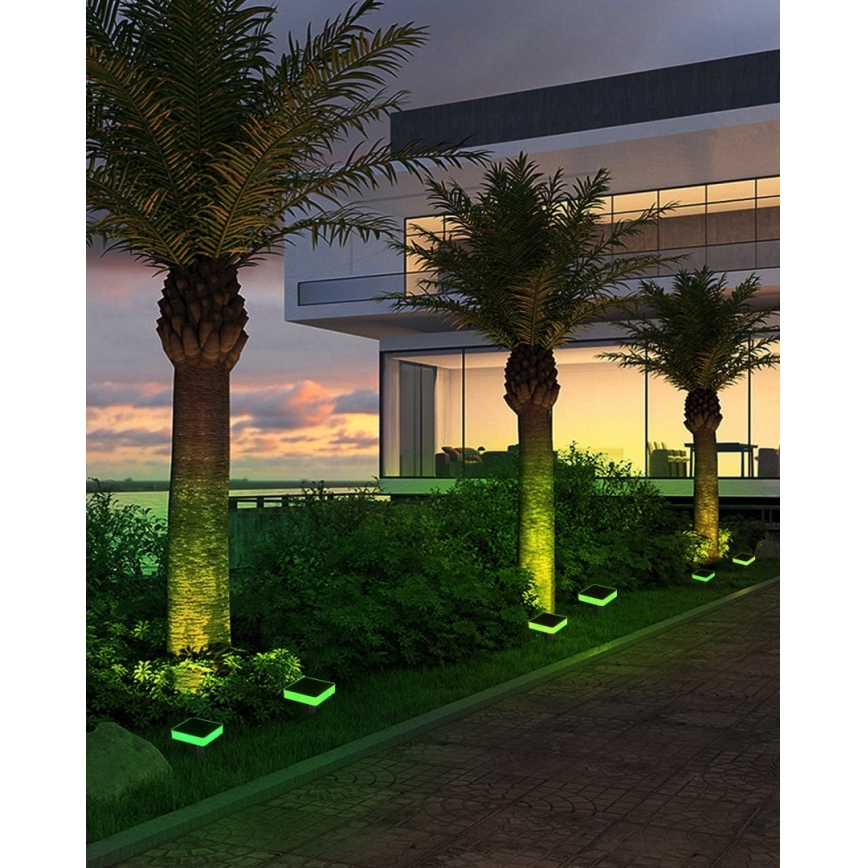 Immax NEO 07911L - LED RGB Dimmable solar light with a sensor NEO LITE LED/1W/5V angular IP54 Tuya