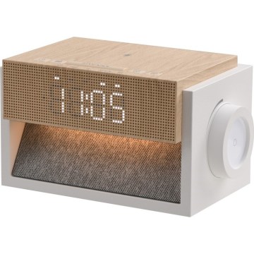 Immax NEO 09114L - LED Desk Lamp with Alarm Clock and Charging CALM LED/1,2W/5V