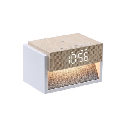 Immax NEO 09114L - LED Desk Lamp with Alarm Clock and Charging CALM LED/1,2W/5V