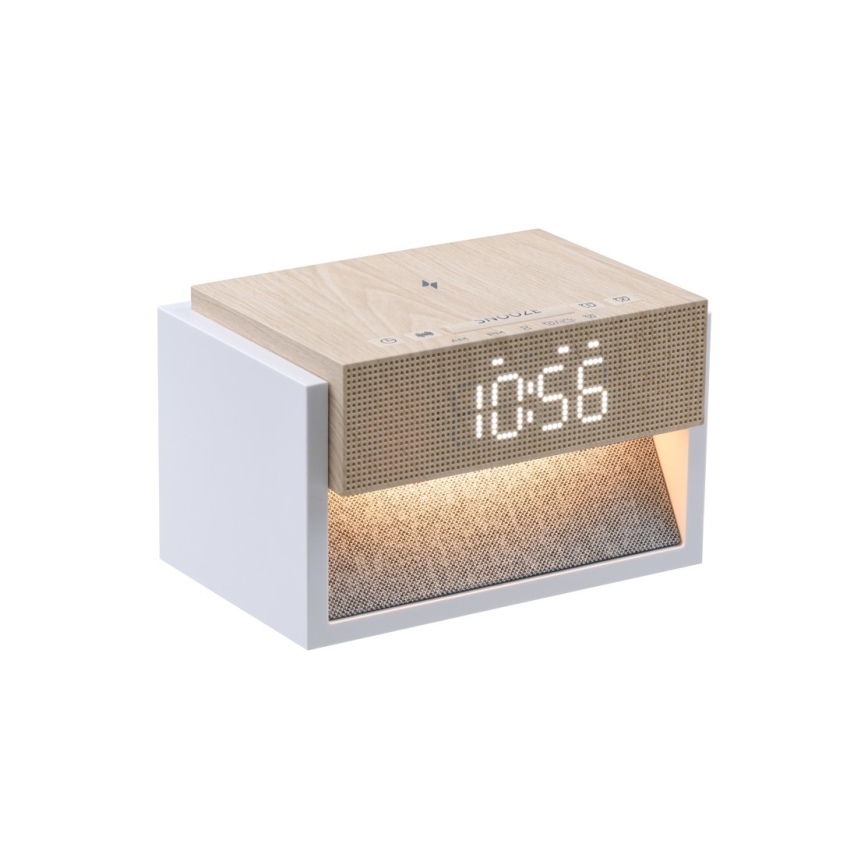 Immax NEO 09114L - LED Desk Lamp with Alarm Clock and Charging CALM LED/1,2W/5V