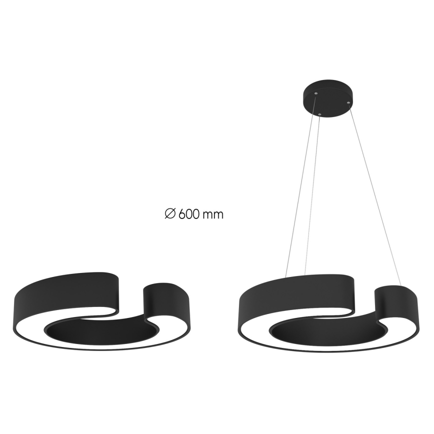 Immax NEO 7133 - LED SMART Dimmable ceiling light CÉČKO LED/52W/230V + remote control 60 cm Tuya ZigBee