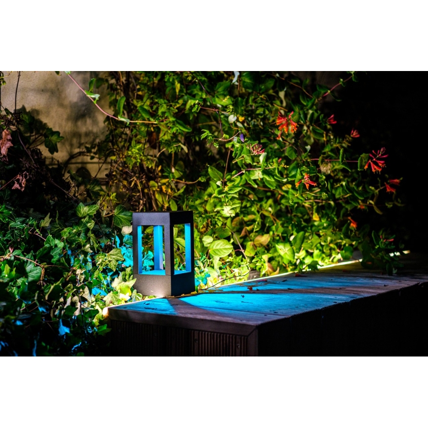 Immax NEO 07902L - LED RGB+CCT Dimmable outdoor lamp NEO LITE CUBE LED/10W/230V 2700-6500K IP67 Wi-Fi Tuya black