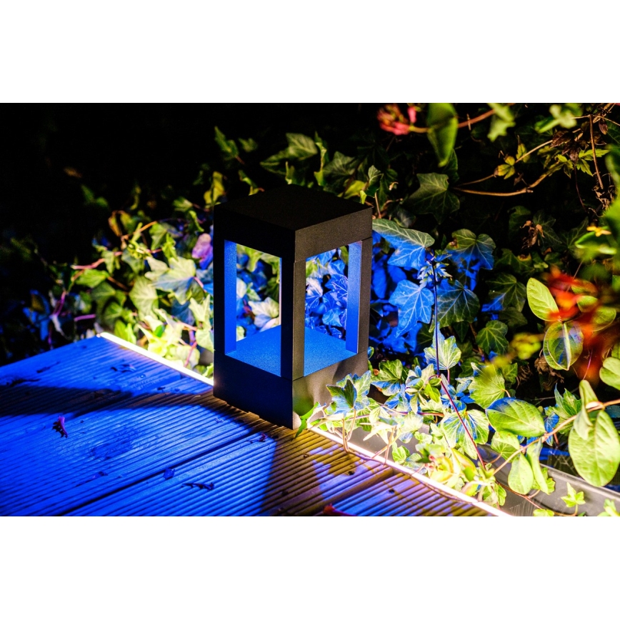Immax NEO 07902L - LED RGB+CCT Dimmable outdoor lamp NEO LITE CUBE LED/10W/230V 2700-6500K IP67 Wi-Fi Tuya black