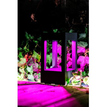 Immax NEO 07902L - LED RGB+CCT Dimmable outdoor lamp NEO LITE CUBE LED/10W/230V 2700-6500K IP67 Wi-Fi Tuya black