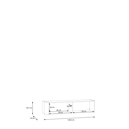 INAR Black Wall Cabinet